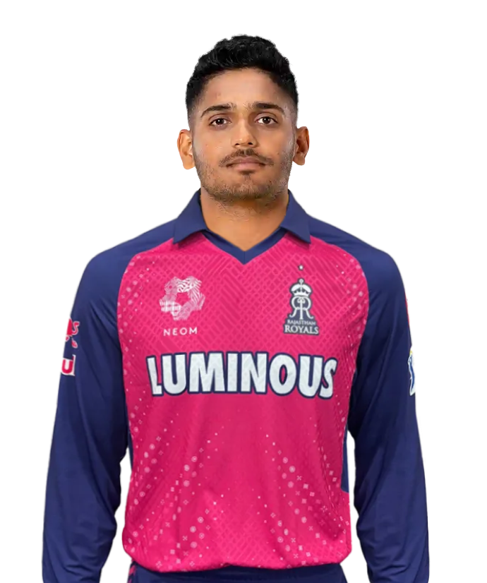 तुषार देशपांडे IPL Career Profile & Stats - Rajasthan Royals (RR)